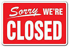 Closed Sign